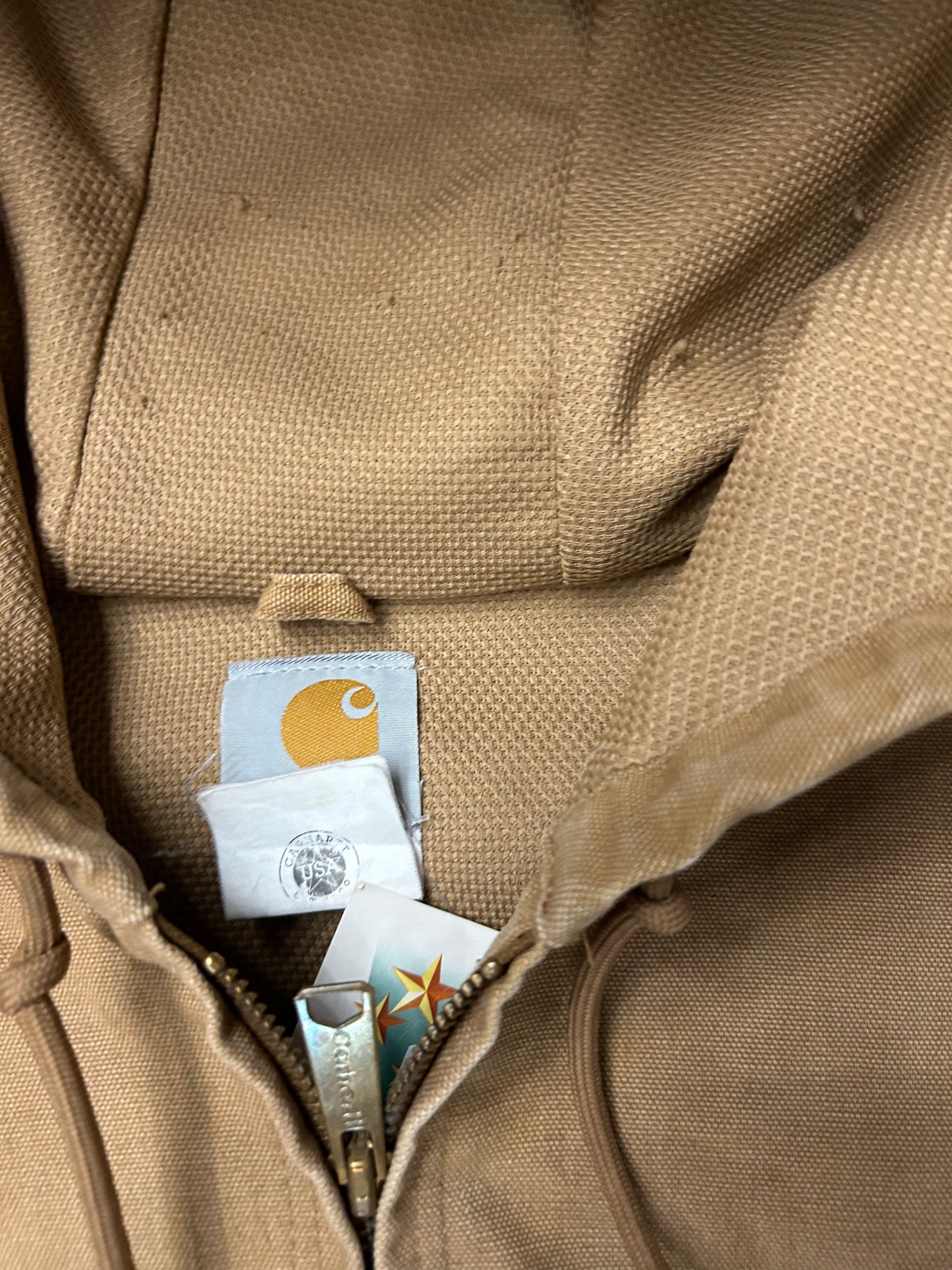 CARHARTT HOODED TAN JACKET (PRE-OWNED)