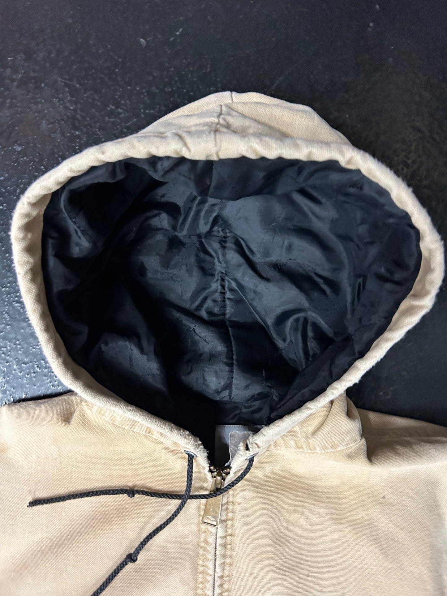 CARHARTT HOODED TAN JACKET (PRE-OWNED)