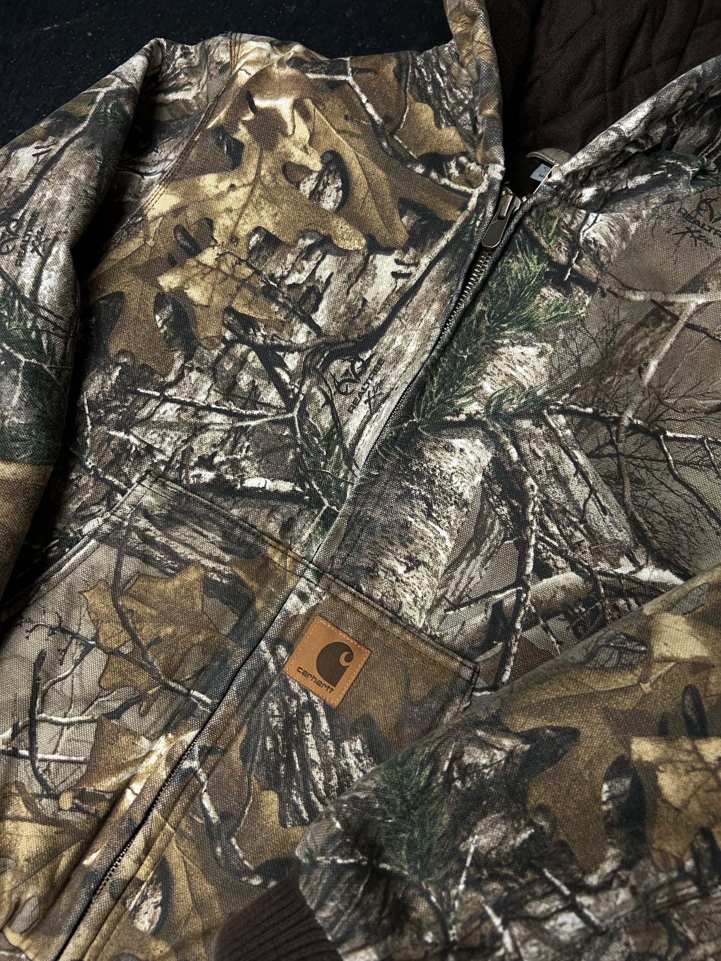 CARHARTT HOODED KIDS CAMO JACKET (PRE-OWNED)