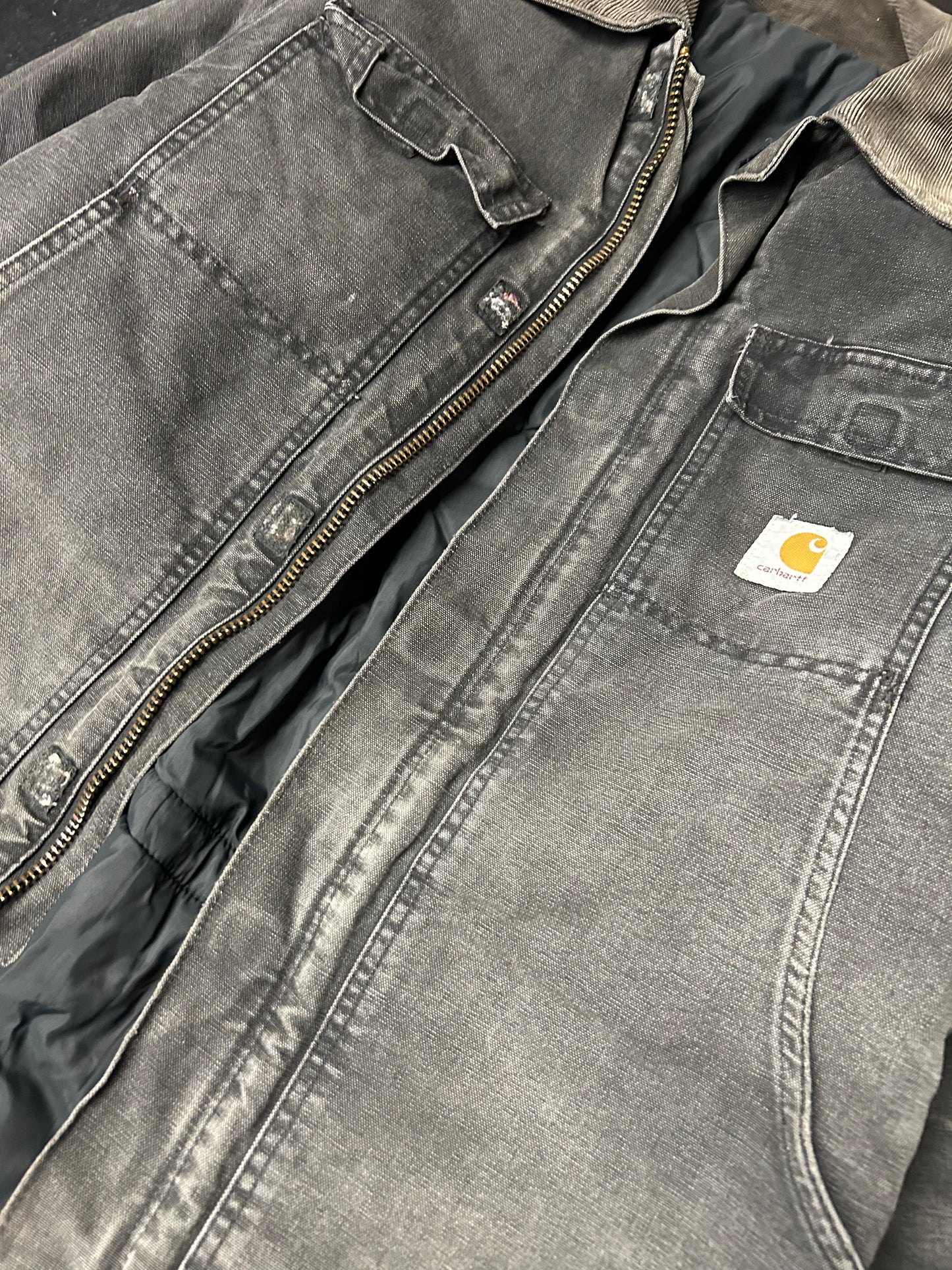 CARHARTT VINTAGE BLACK BARN JACKET (PRE-OWNED)