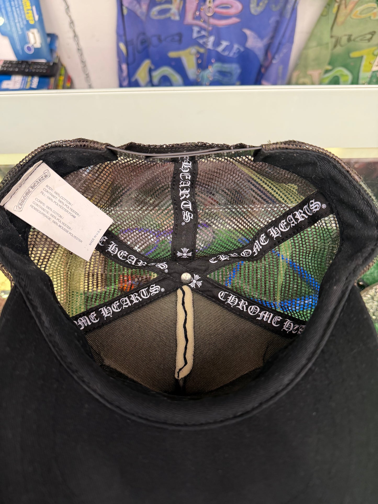 CHROME HEARTS BLACK CAMO TRUCKER (PRE-OWNED