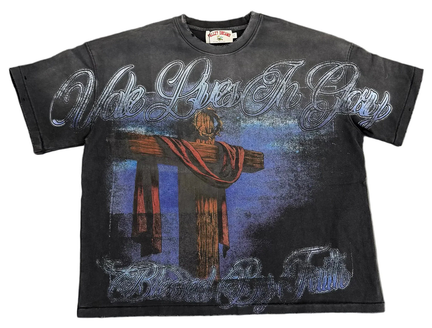 VALE VALLEY SPORTS CROSS BLACK TEE (BRAND NEW)