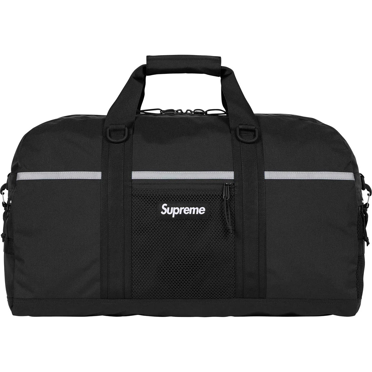 SUPREME BLACK DUFFLE BAG (VNDS)