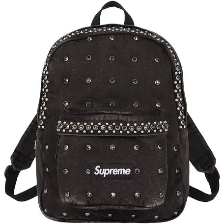SUPREME X BB SIMON BLACK DENIM BACKPACK