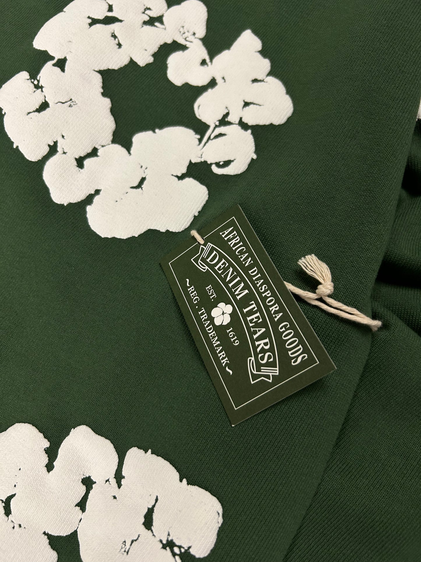 DENIM TEARS GREEN LONG SLEEVE (BRAND NEW)