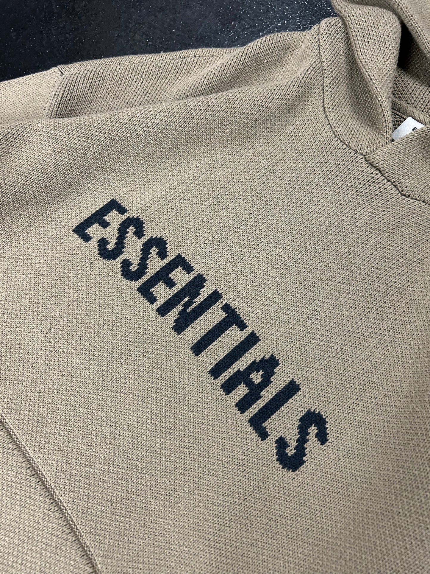 ESSENTIALS KNIT HOODIE (BRAND NEW)