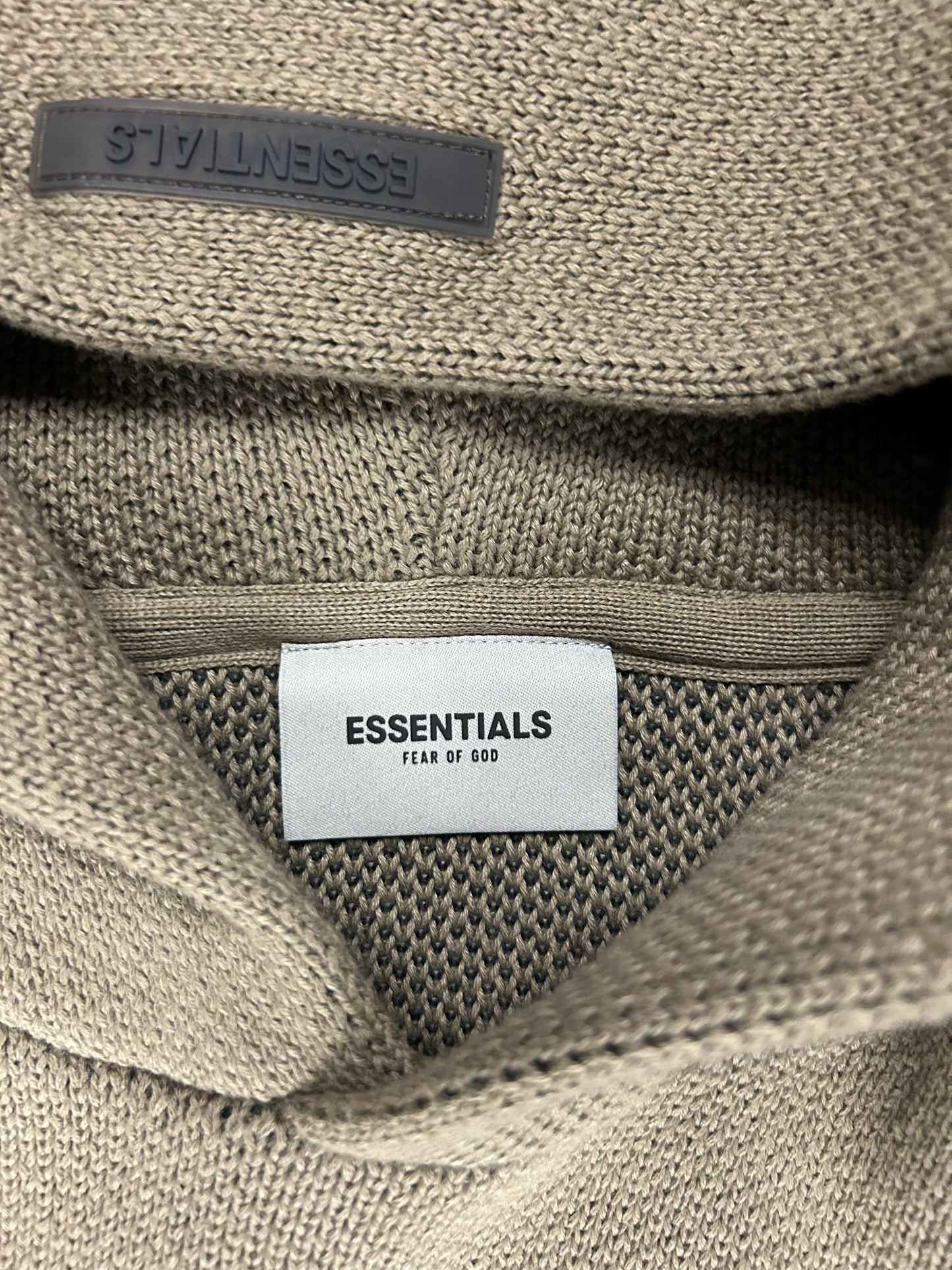 ESSENTIALS KNIT HOODIE (BRAND NEW)