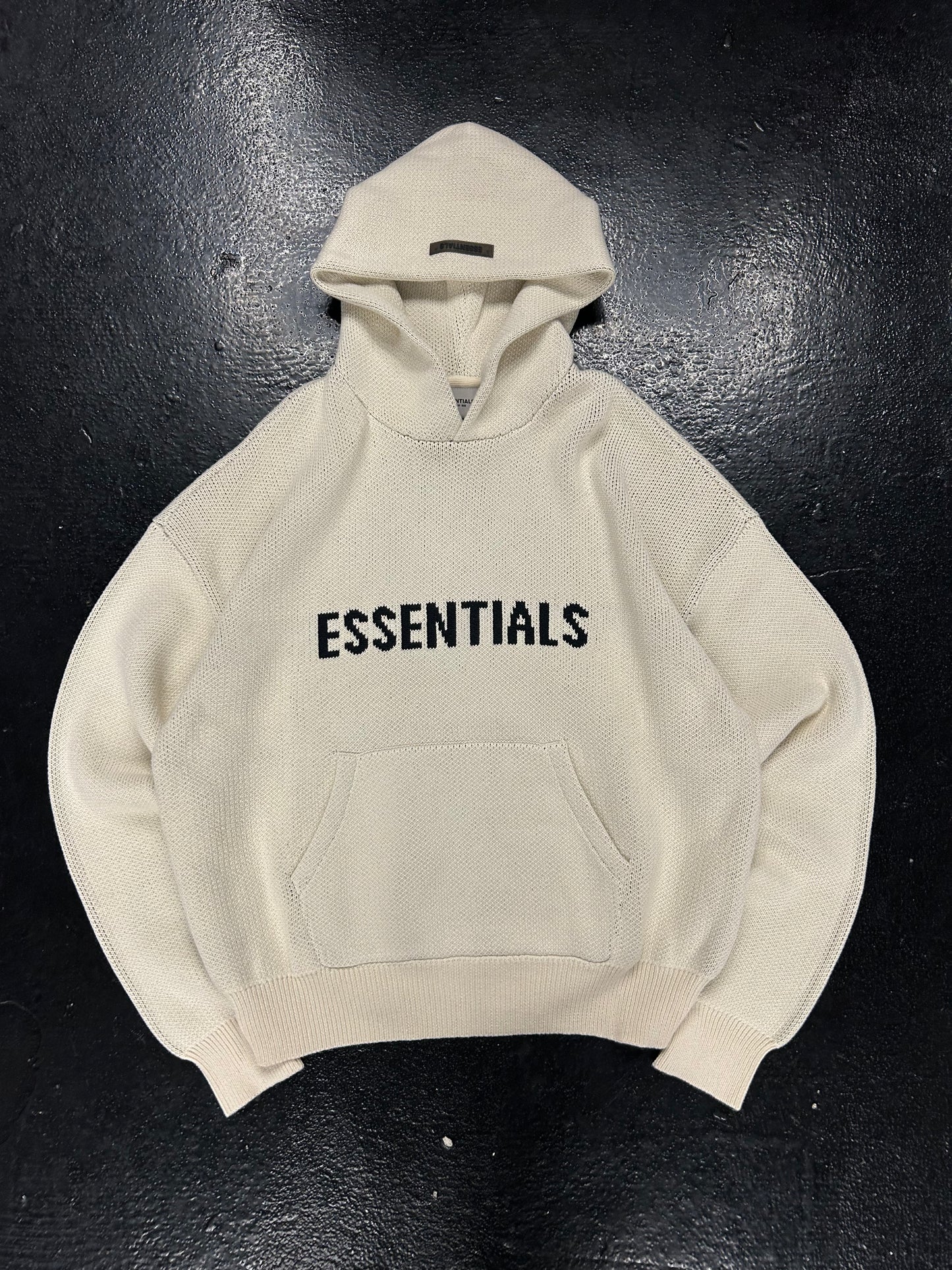 ESSENTIALS LIGHT KNIT HOODIE (BRAND NEW)