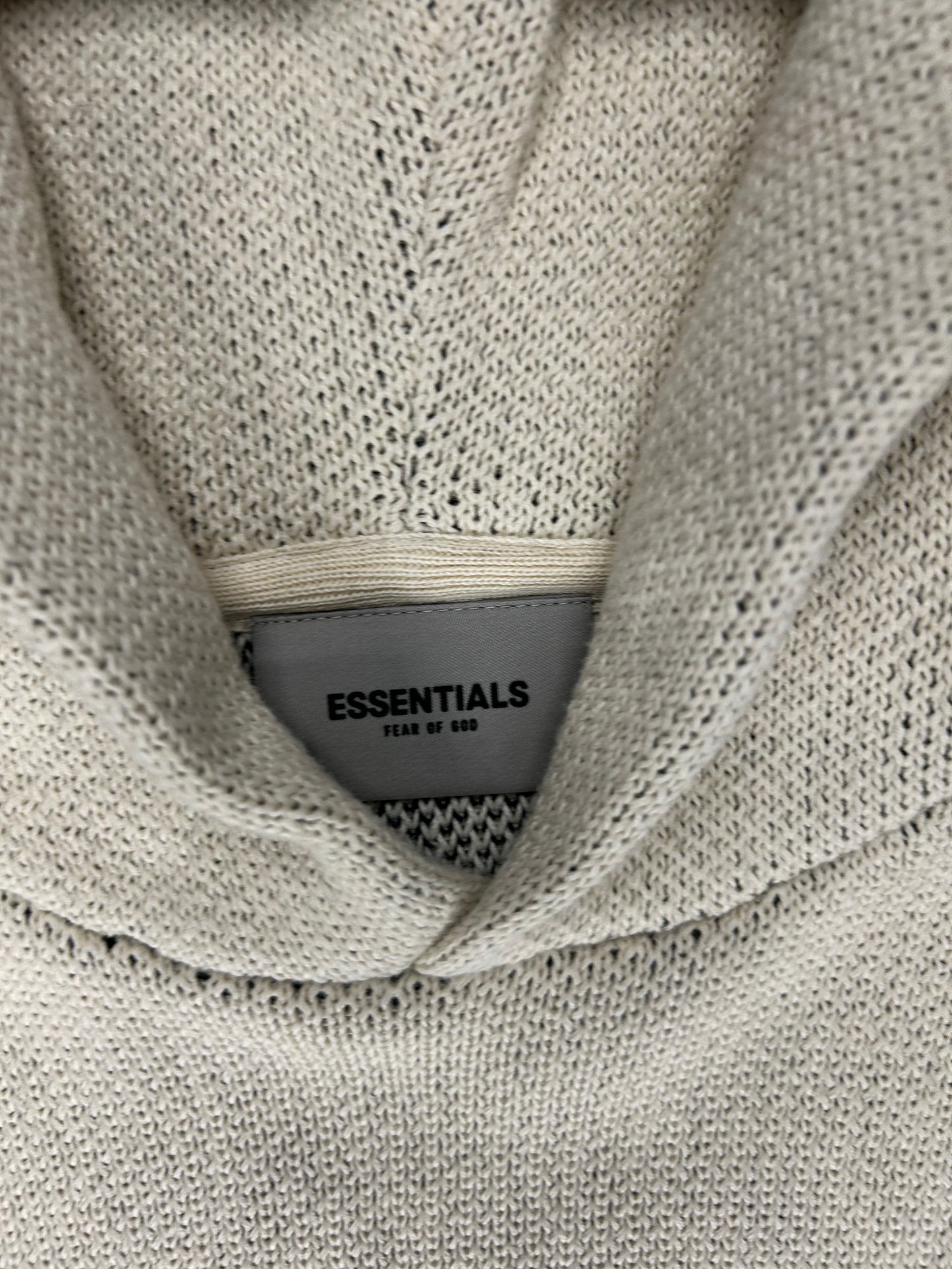 ESSENTIALS LIGHT KNIT HOODIE (BRAND NEW)