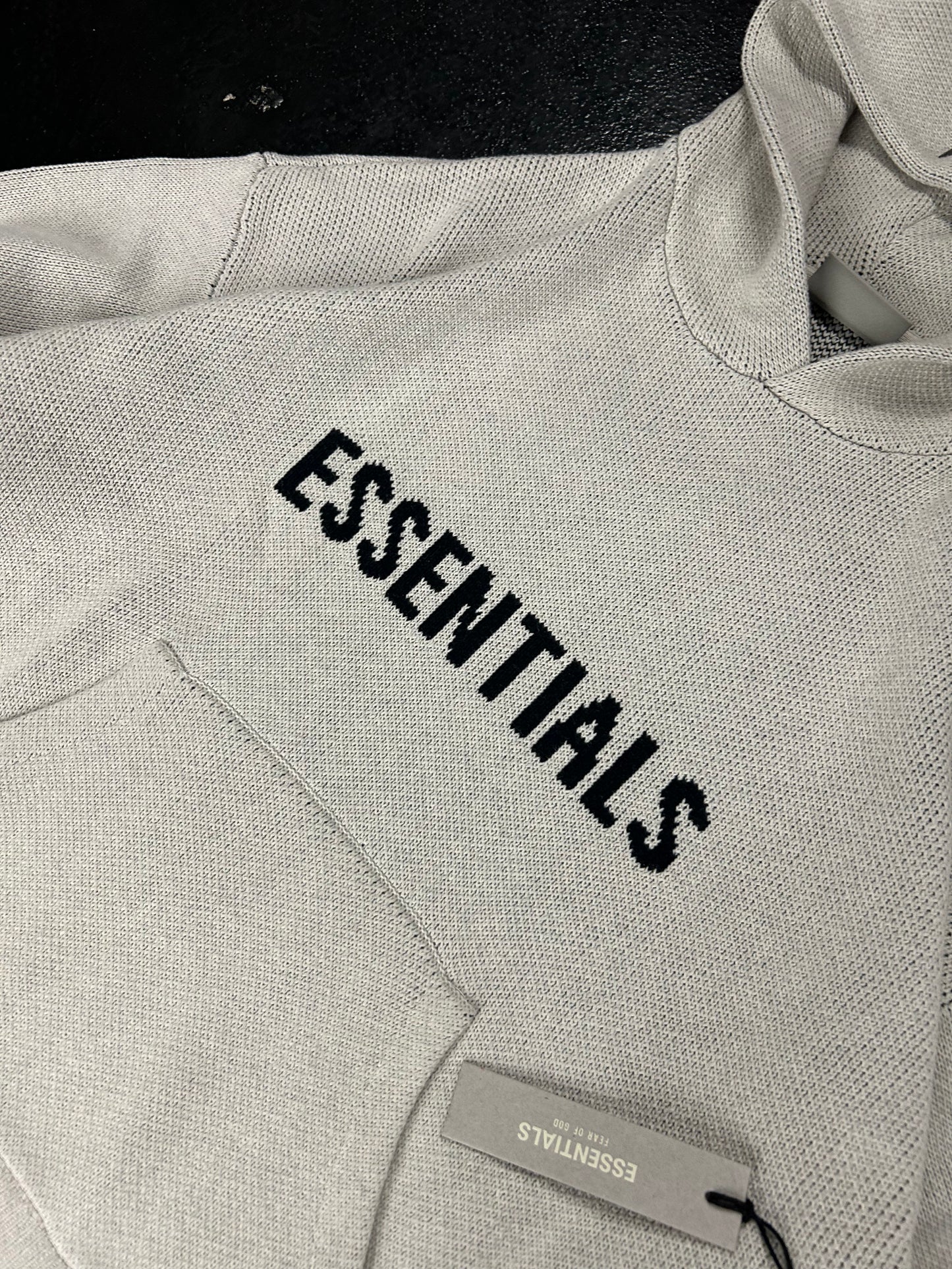 ESSENTIALS LIGHT KNIT HOODIE (BRAND NEW)
