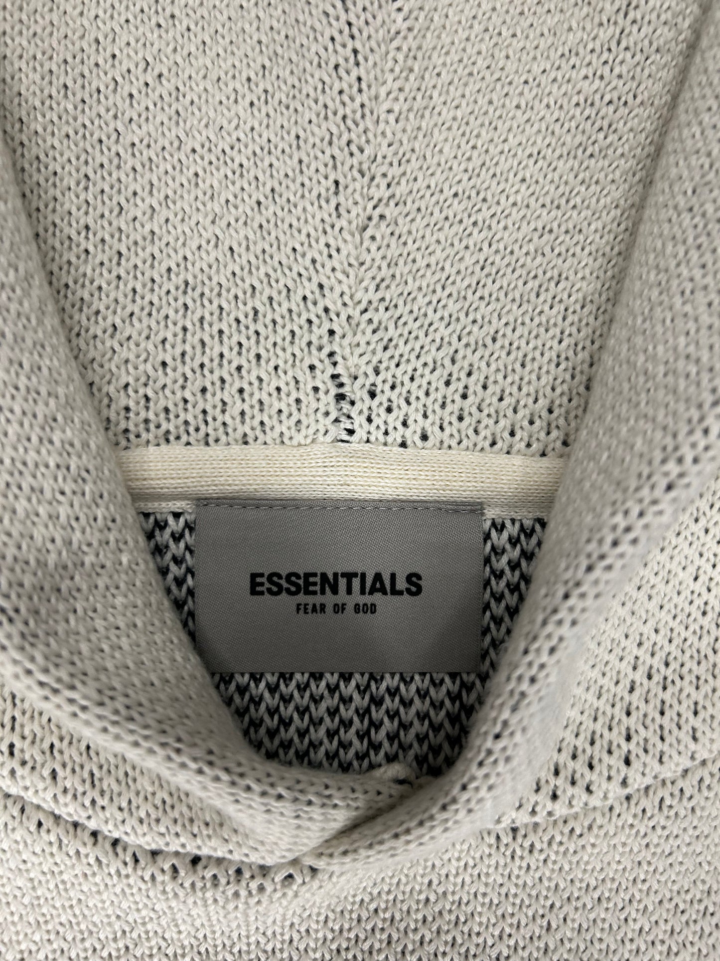 ESSENTIALS LIGHT KNIT HOODIE (BRAND NEW)