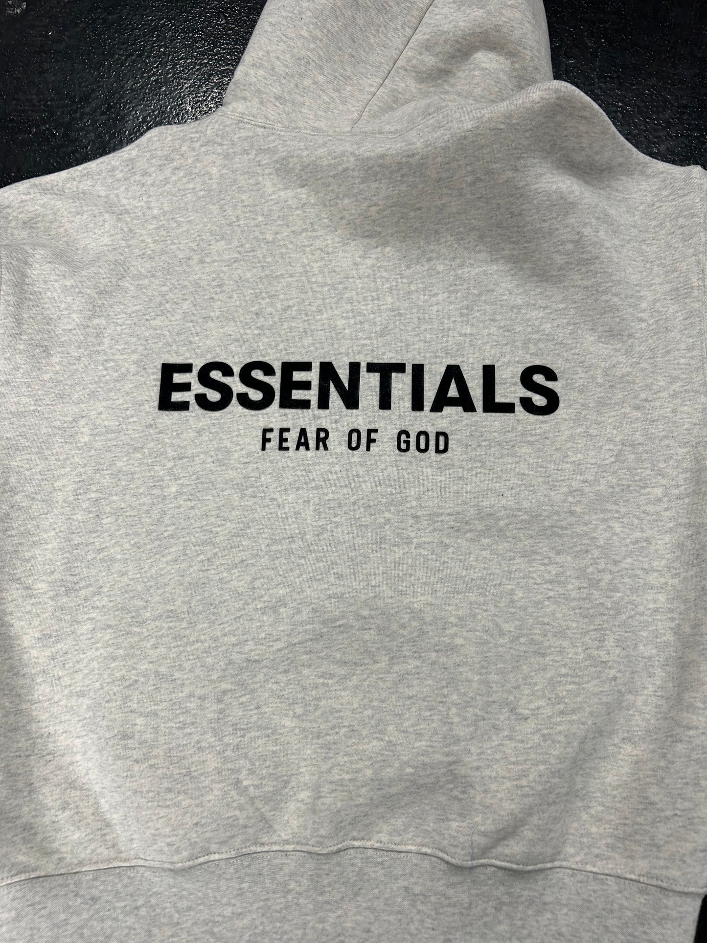 ESSENTIALS LIGHT GREY HOODIE (BRAND NEW)