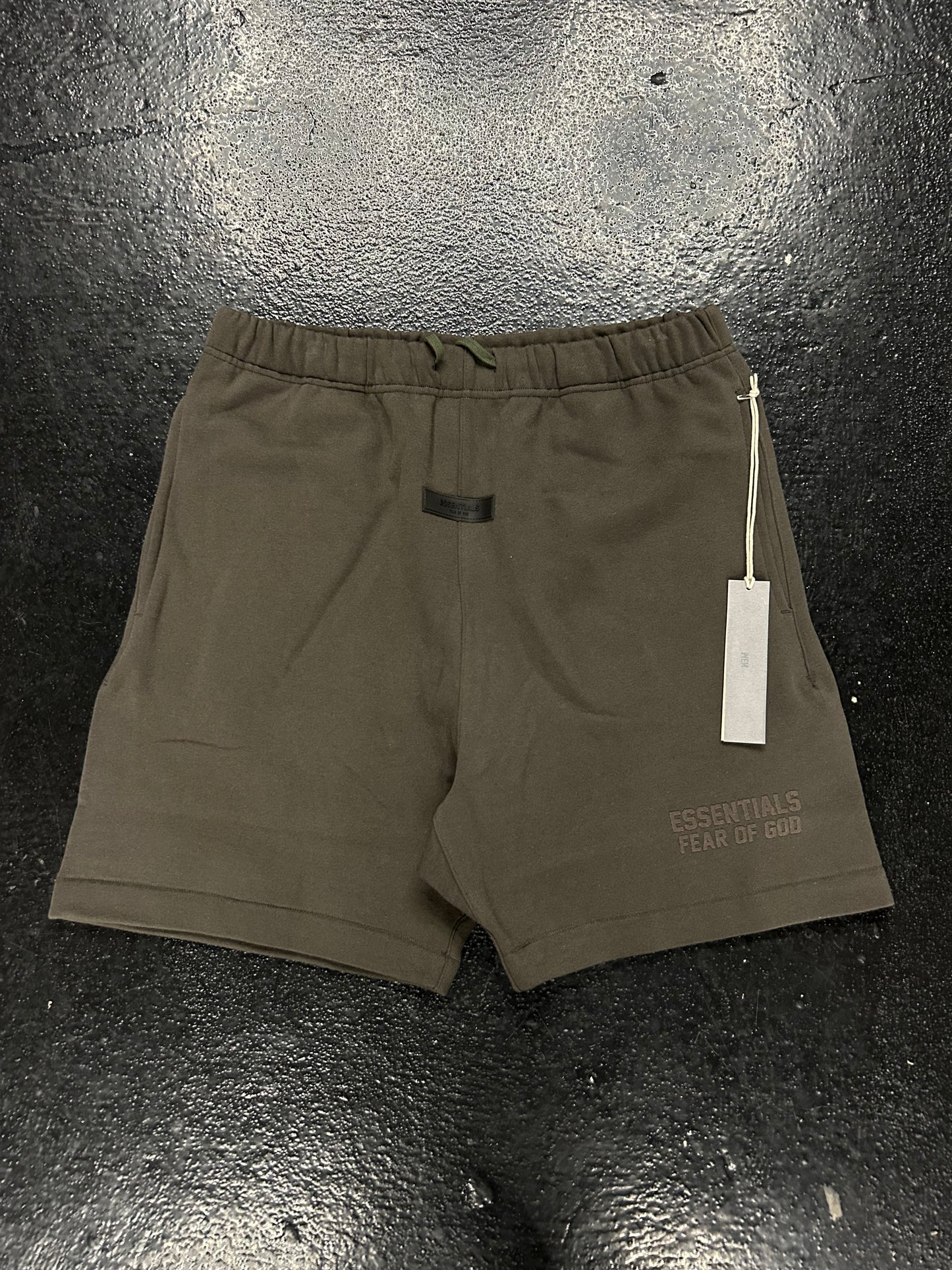 ESSENTIALS BROWN SWEAT SHORTS (BRAND NEW)