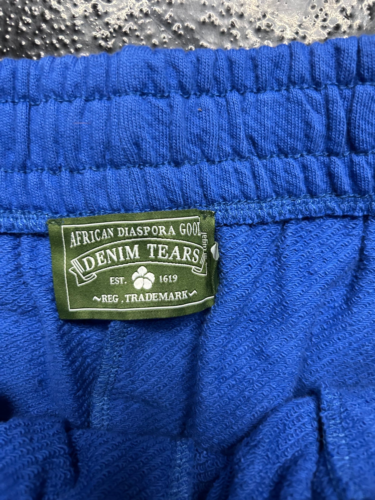 DENIM TEARS SWEAT SHORTS BLUE (BRAND NEW)