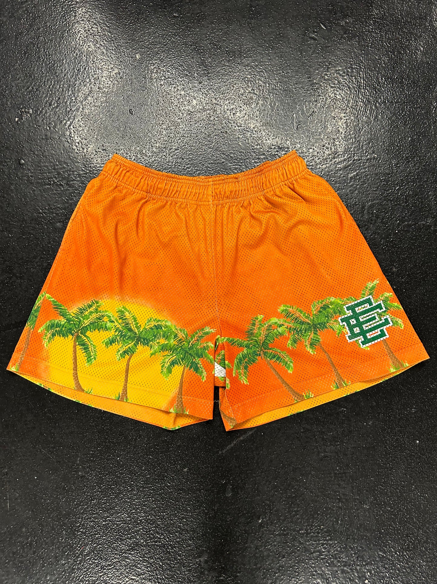 ERIC EMANUEL PALM TREE SUNSET SHORTS (PRE OWNED)