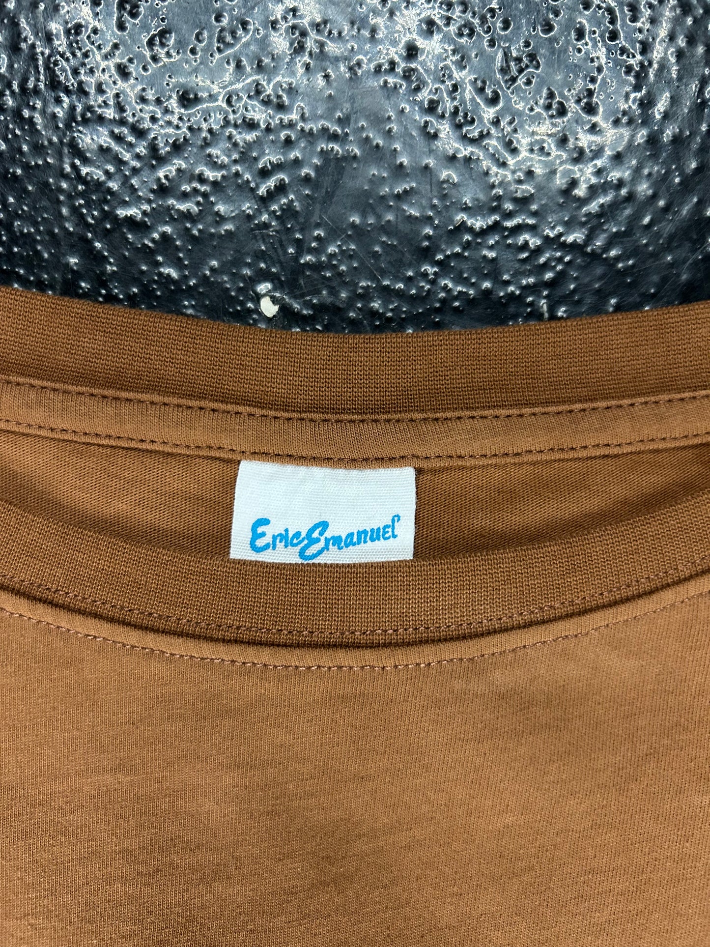 ERIC EMANUEL BROWN POCKET HIT TEE (BRAND NEW)