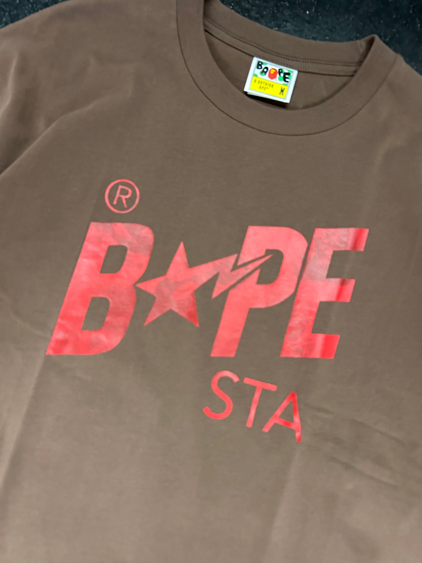BAPE STA BROWN RED CAMO TOO (BRAND NEW)
