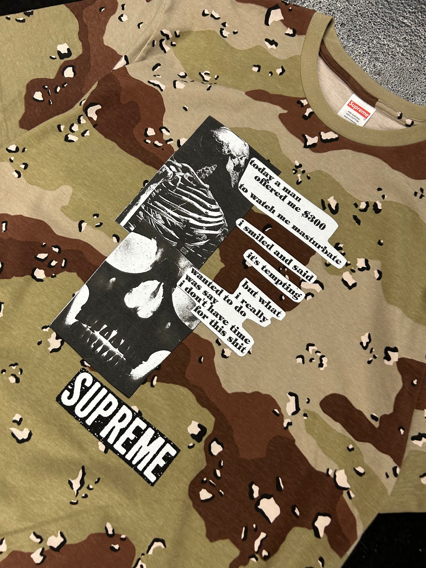 SUPREME DESERT CAMO TEE (BRAND NEW)