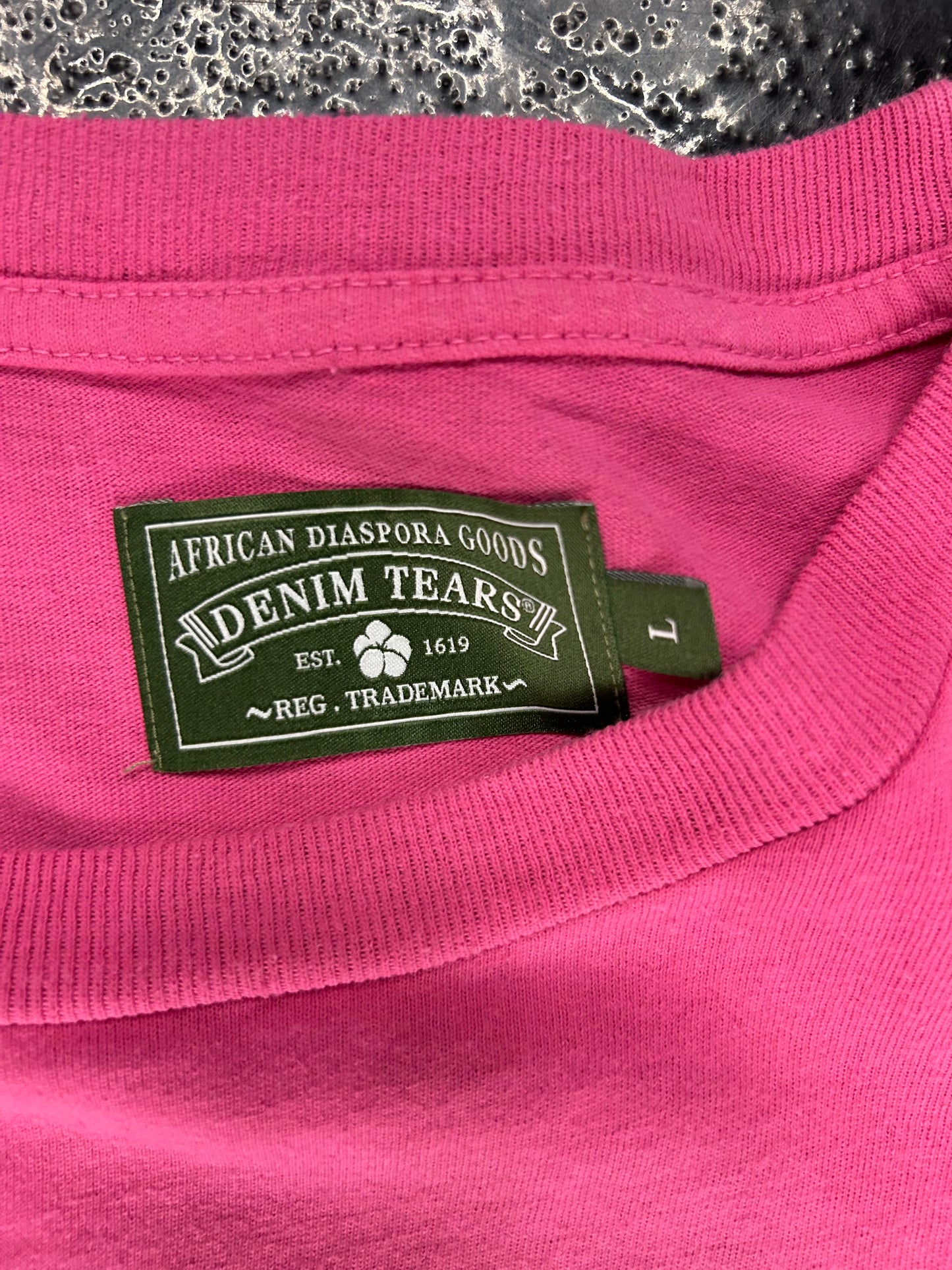 DENIM TEARS PINK FLOWER TEE (BRAND NEW)