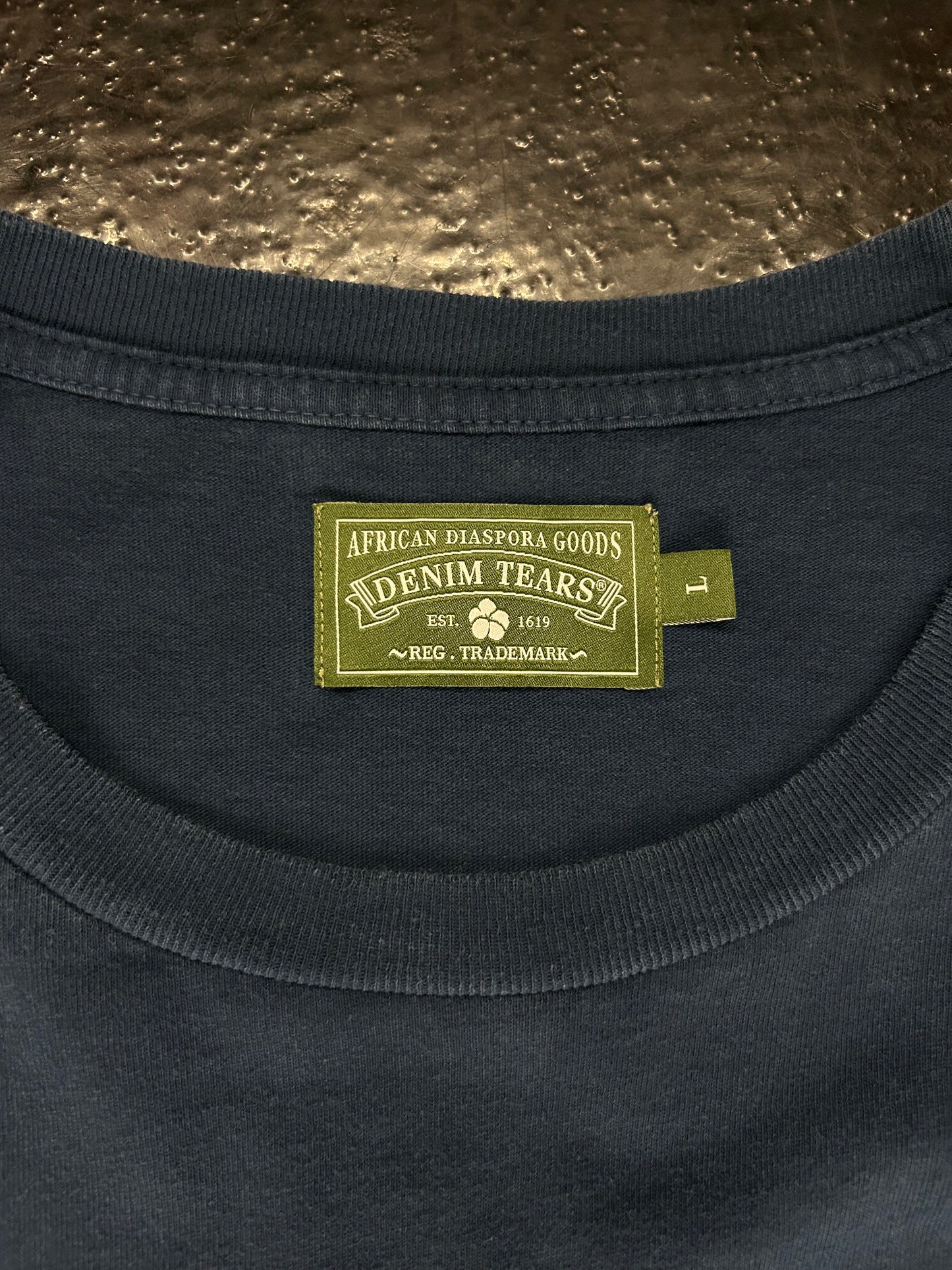 DENIM TEARS BLUE FLOWER TEE (BRAND NEW)
