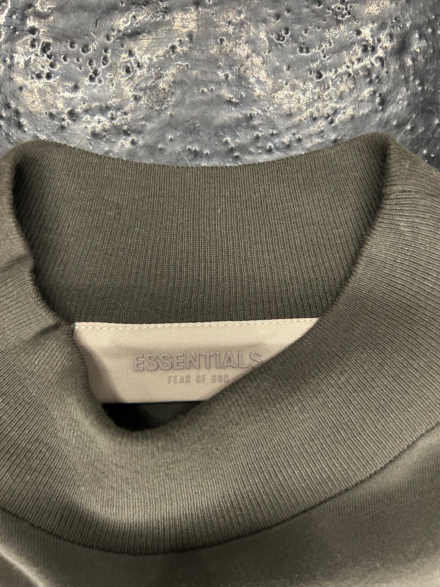 ESSENTIALS BRIWN LONG SLEEVE SPELL OUT (BRAND NEW)