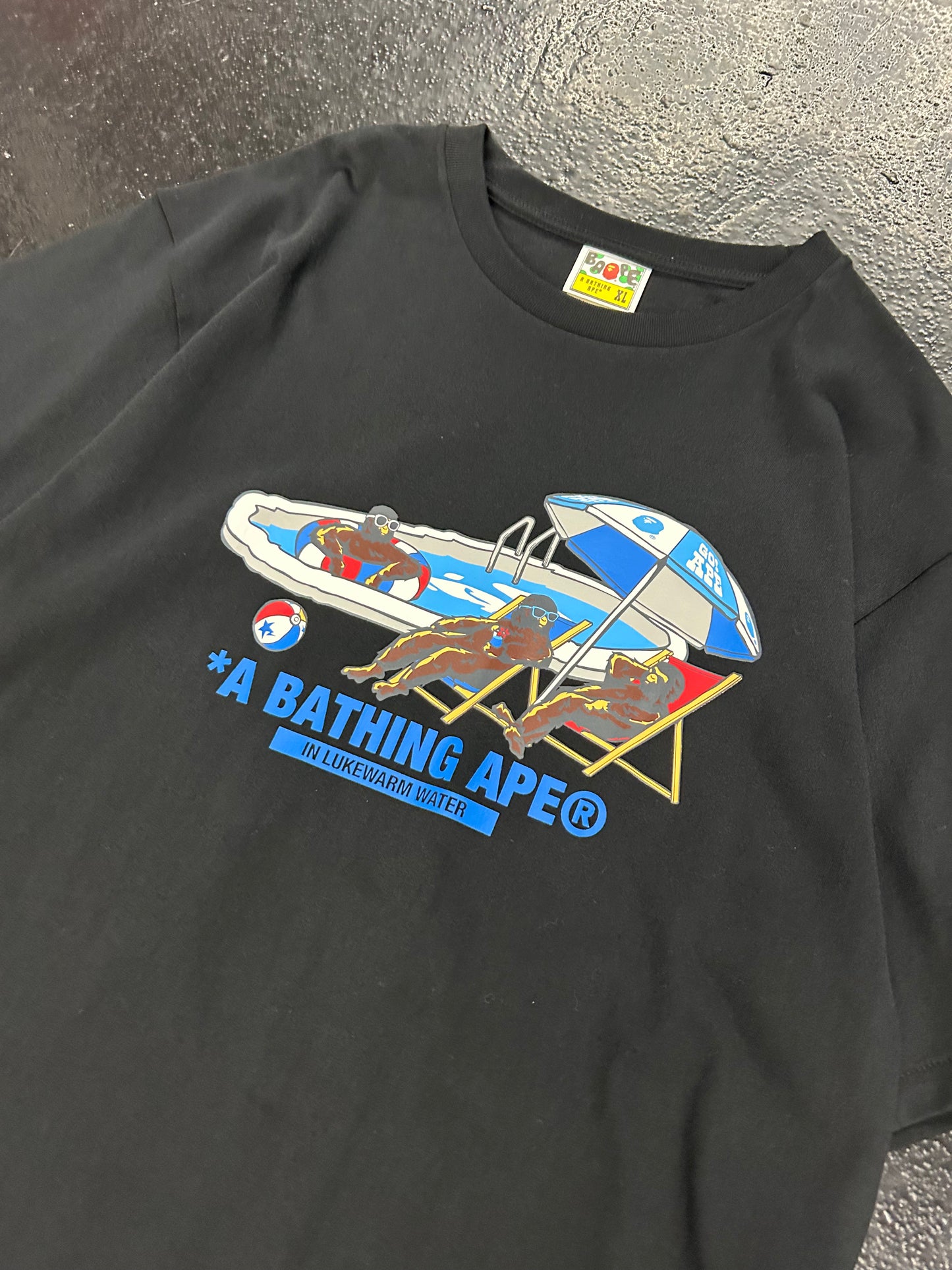 BAPE LUKE WARM WATER TEE (BRAND NEW)