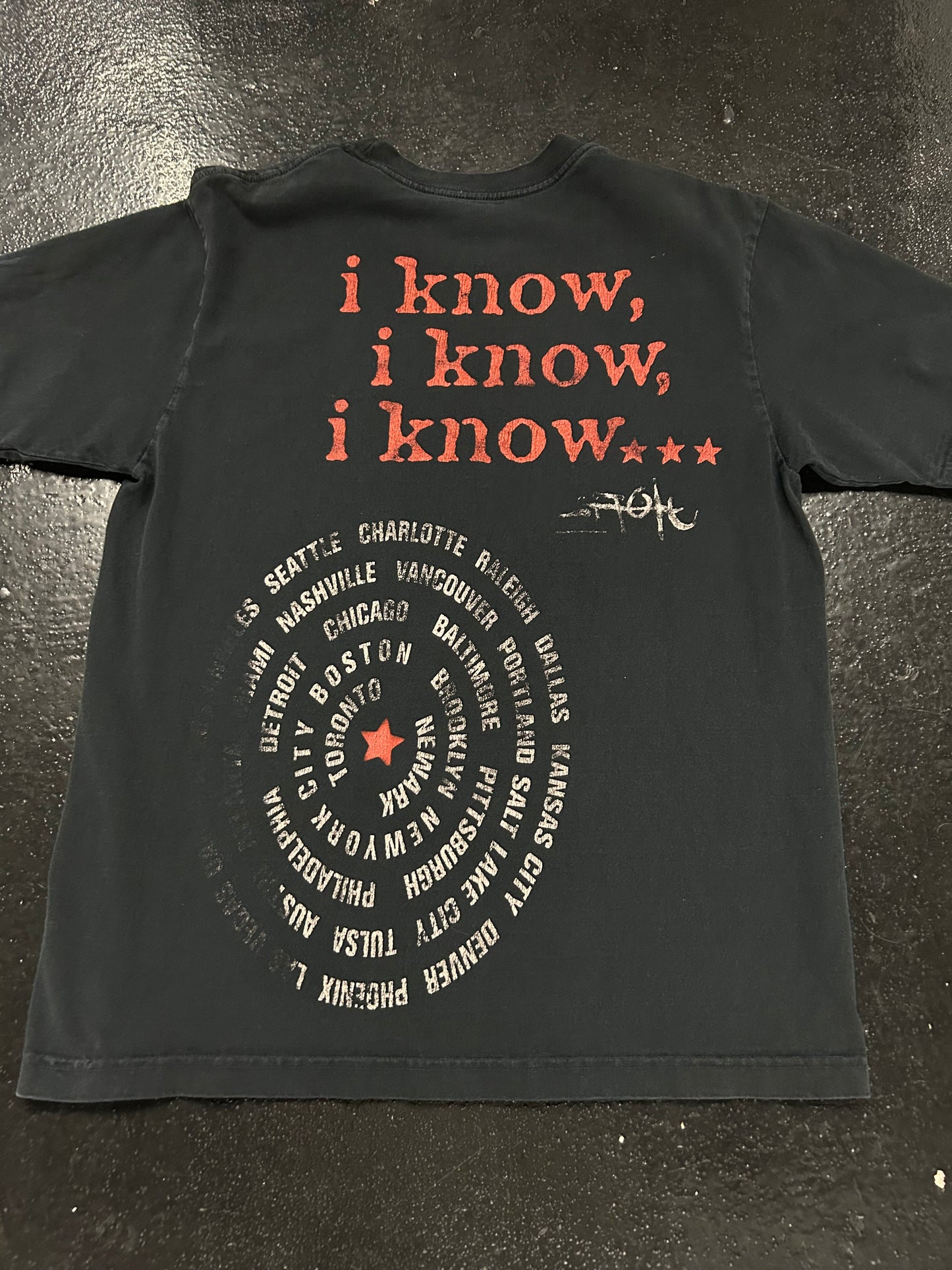 TRAVIS SCOTT UTOPIA TOUR TEE (PRE OWNED)