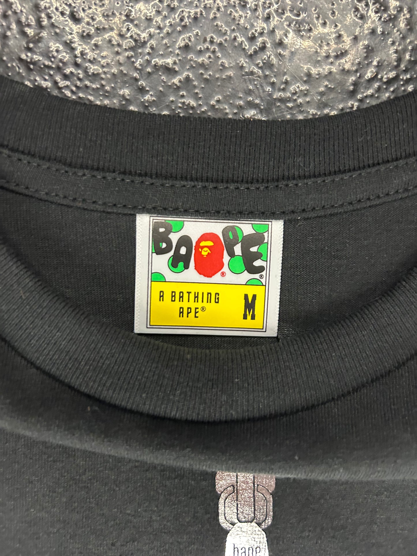 BAPE BLACK SHARK TOOTH ZIP TEE (BRAND NEW)