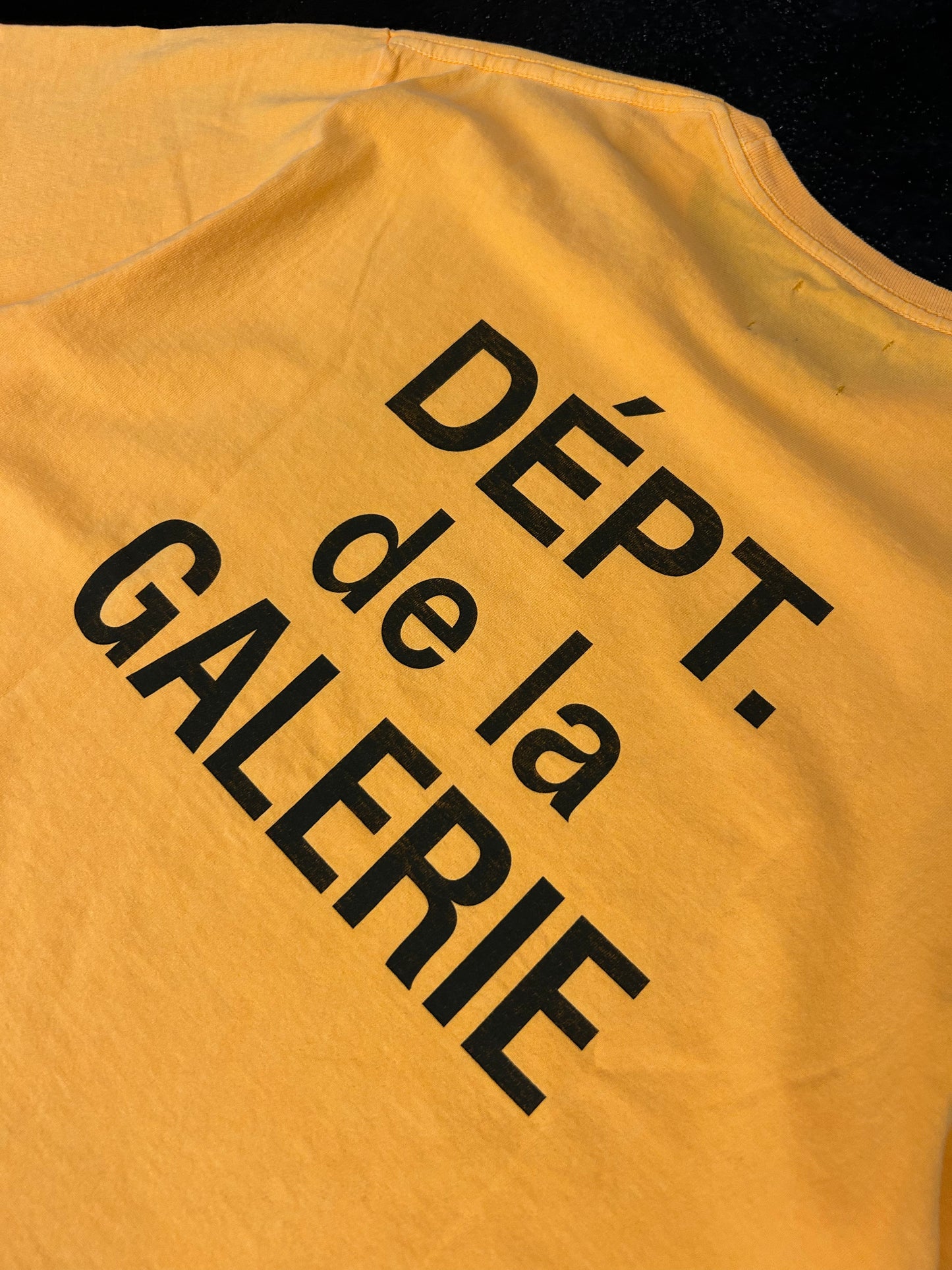 GALLERY DEPT ORANGE LOGO TEE (BRAND NEW)