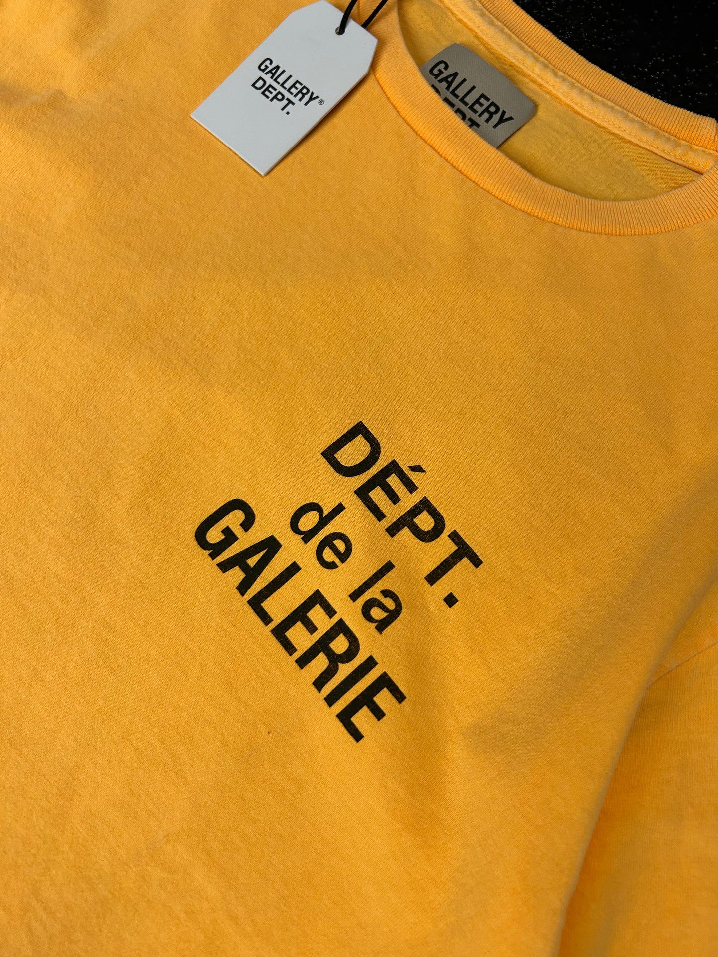 GALLERY DEPT ORANGE LOGO TEE (BRAND NEW)