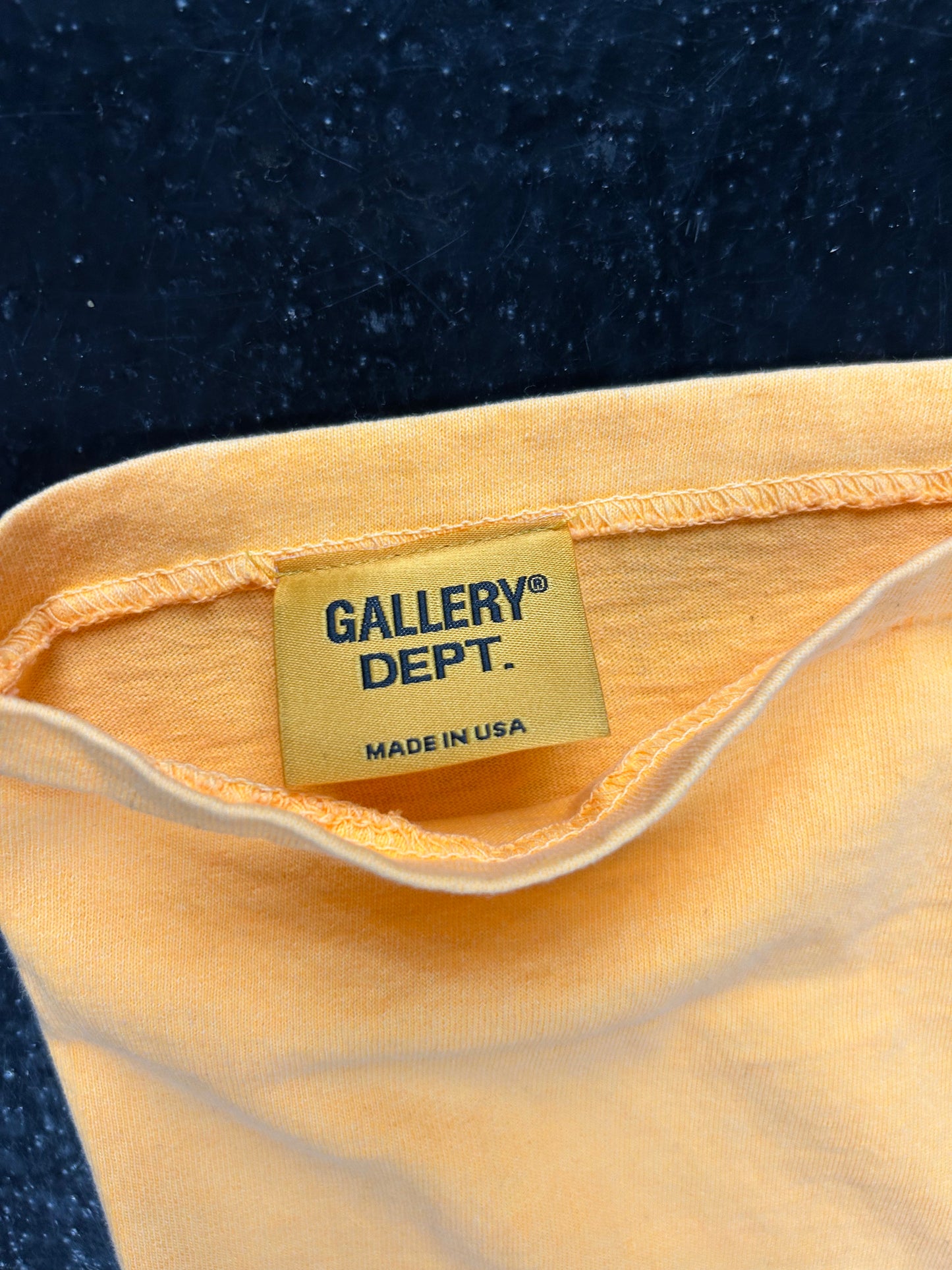 GALLERY DEPT ORANGE LOGO TEE (BRAND NEW)