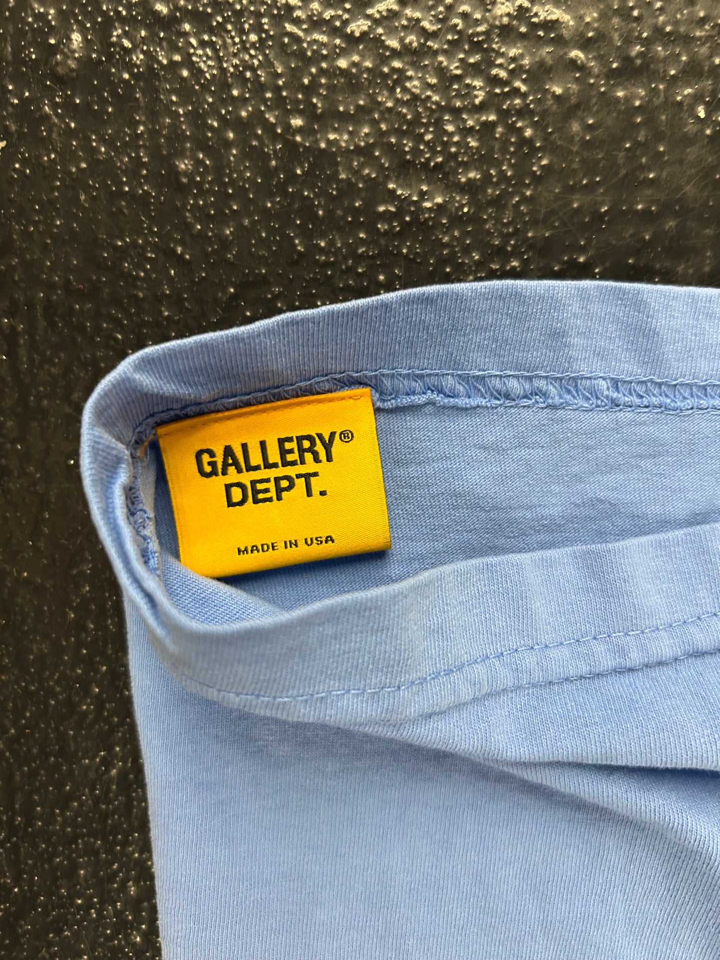 GALLERY DEPT BLUE LOGO TEE (PRE OWNED)