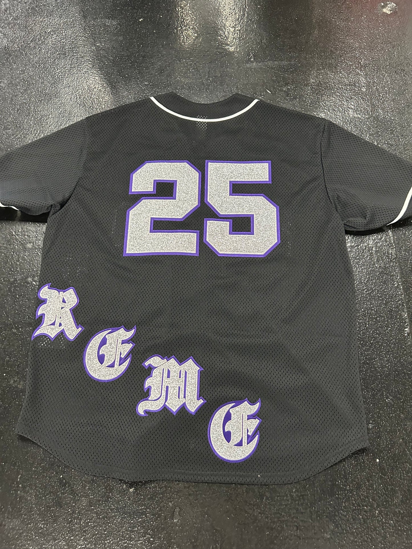 SUPREME BLACK BASEBALL JERSEY (BRAND NEW)