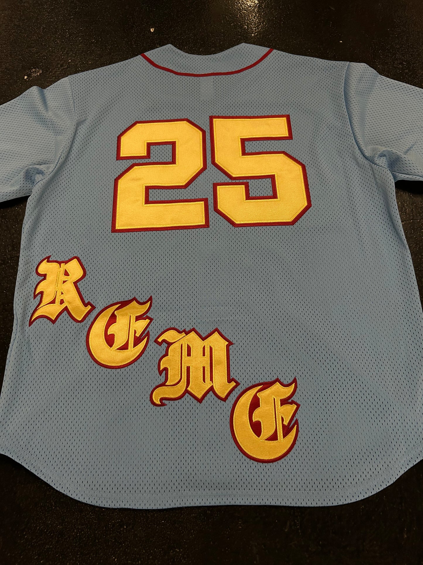 SUPREME BLUE BASEBALL JERSEY (BRAND NEW)