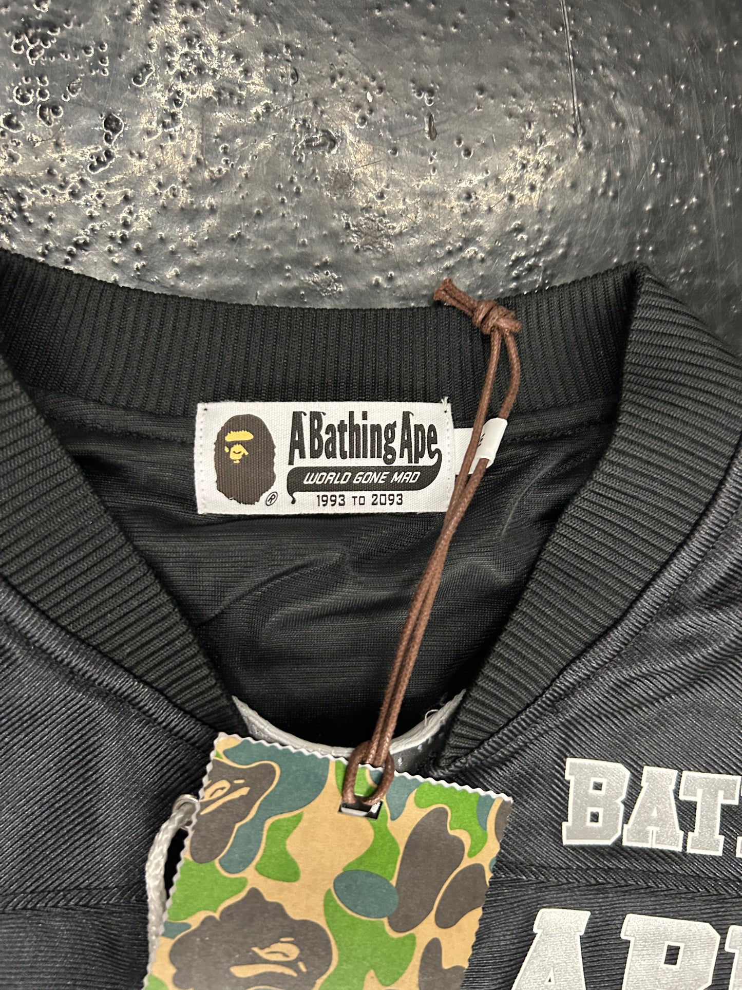 BAPE BLACK HOCKEY JERSEY (BRAND NEW)