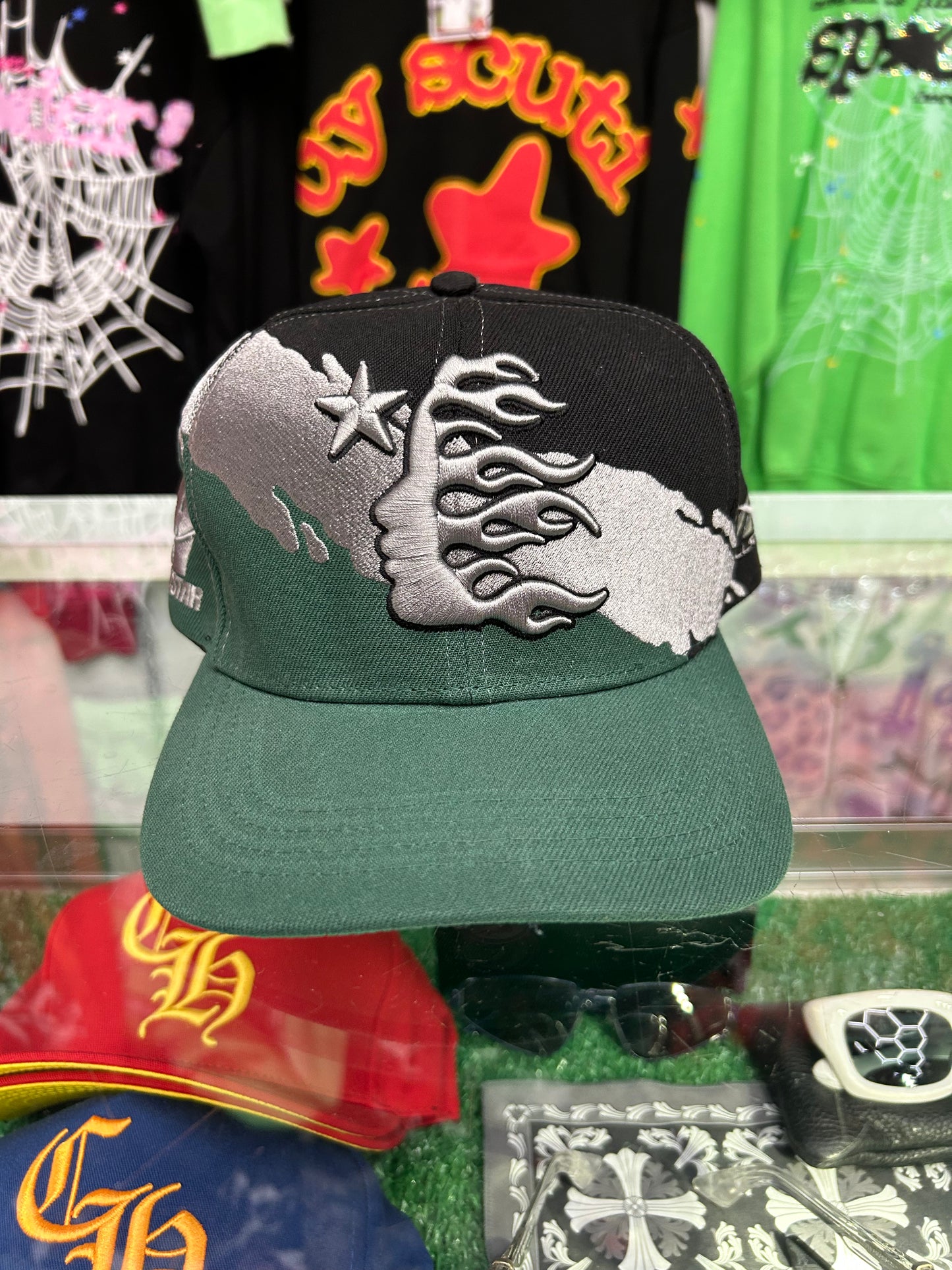 HELLSTAR PHILY PAINTBRUSH SNAPBACK HAT (PRE-OWNED)