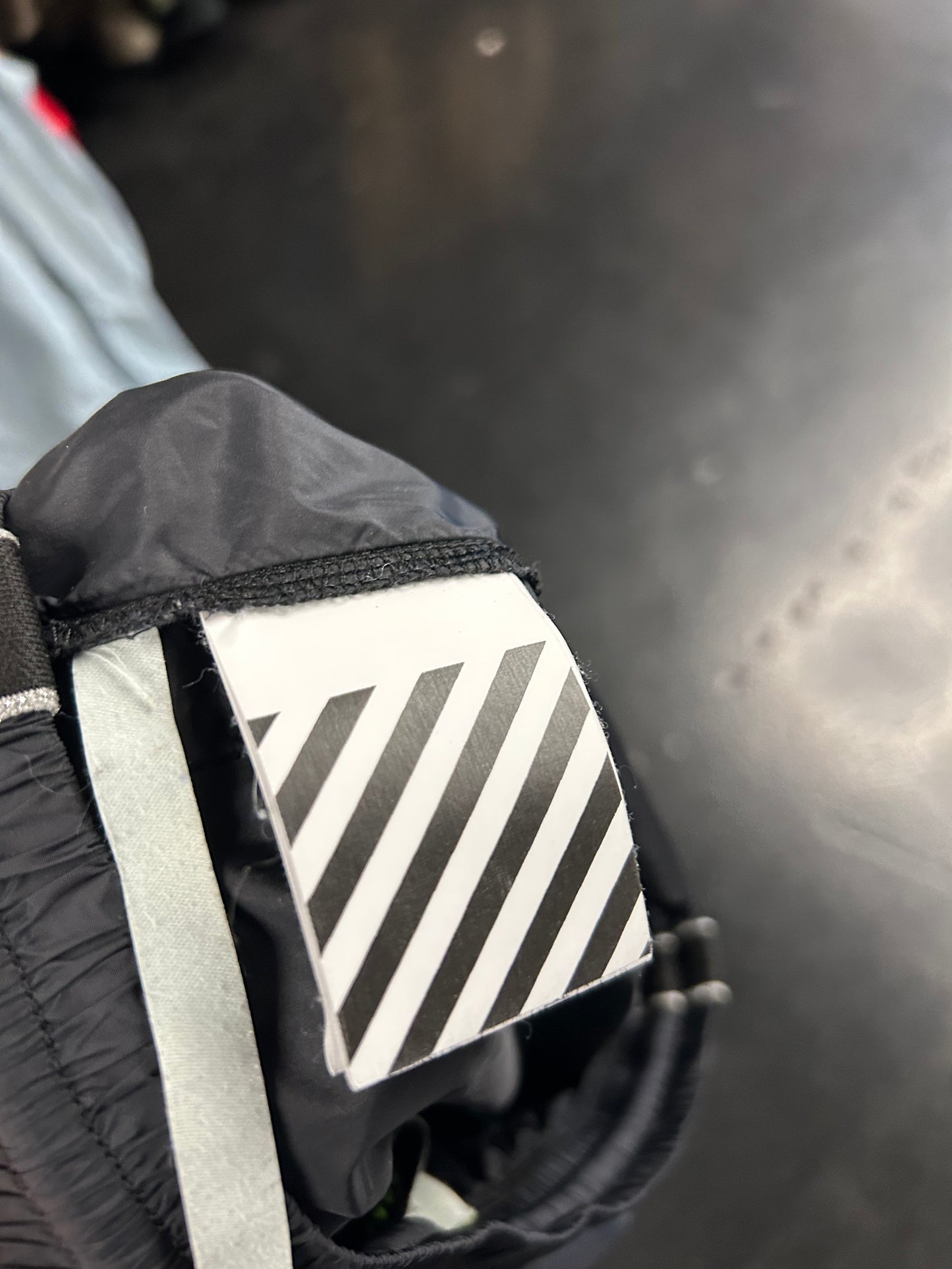 OFF-WHITE BLACK TRACK PANTS (PRE-OWNED)