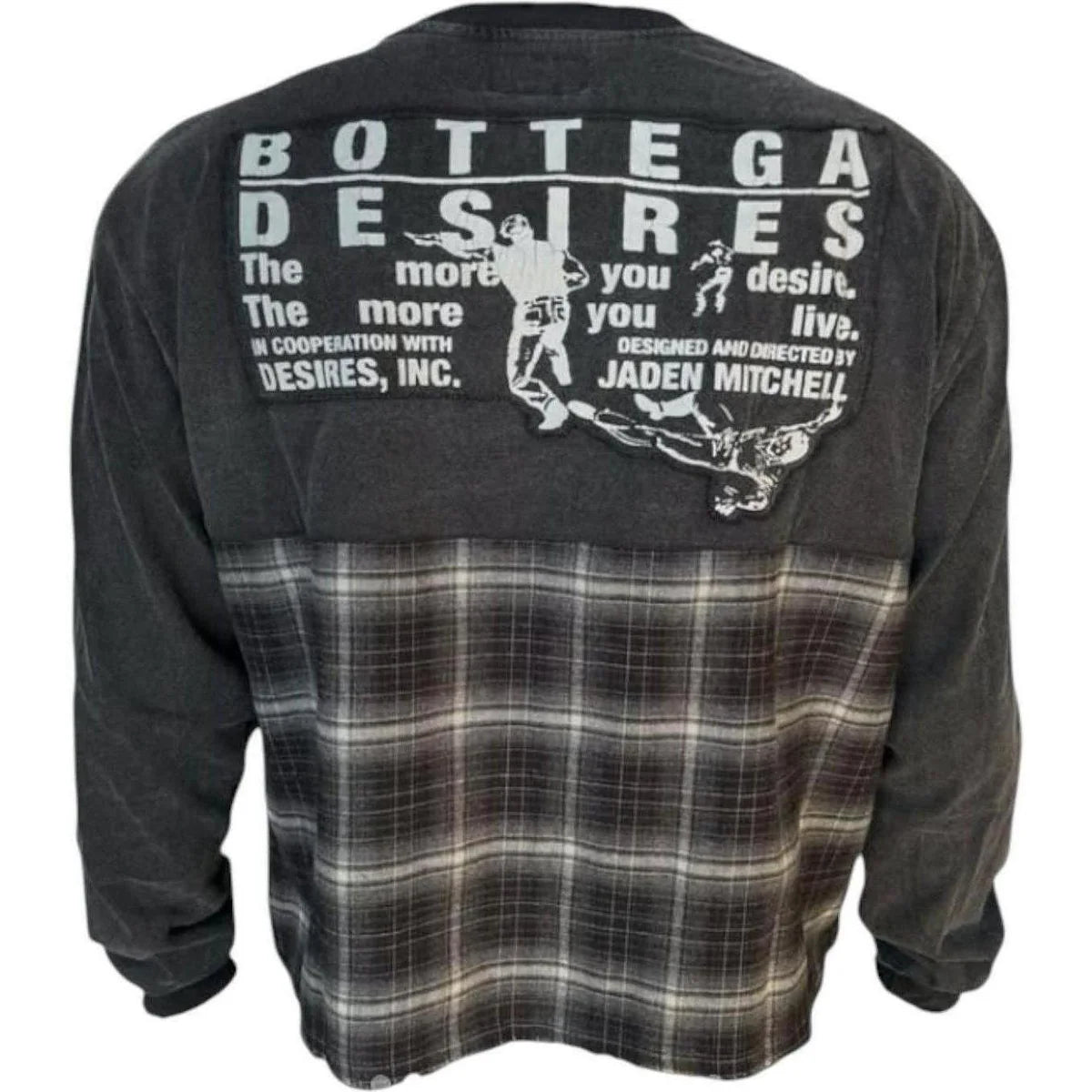 BOTTEGA DESIRES HYBRID FLANNEL T-SHIRT (BRAND NEW)