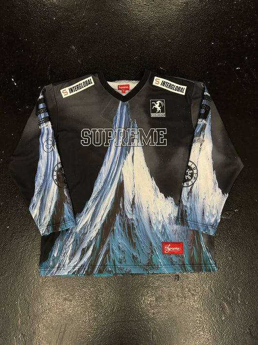 SUPREME MOUNTAIN HOCKEY JERSEY “BLACK” (PRE-OWNED)
