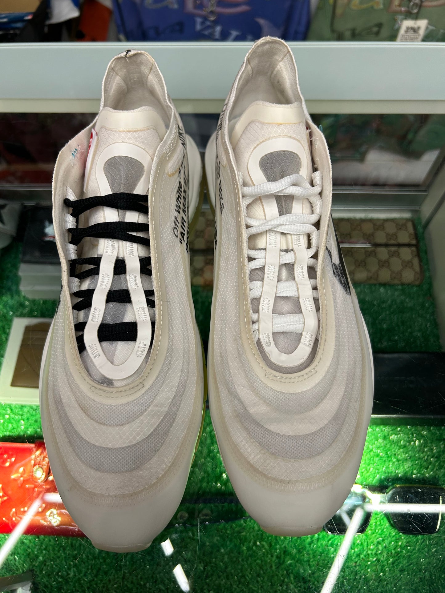 OFF-WHITE NIKE AIR MAX 97S  (PRE-OWED / WITH BOX)
