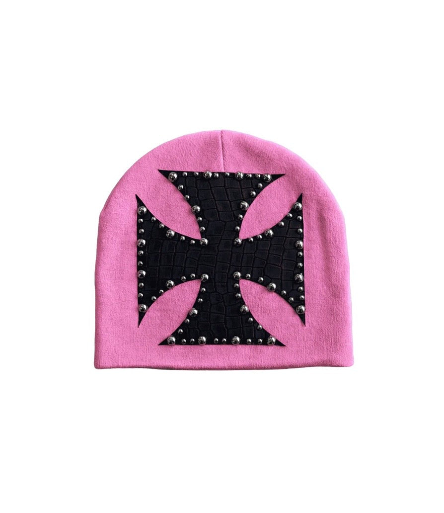 JAPANESE SORROWS  HYSTERIA EMBELLISHED PINK  BEANIE (BRAND NEW)