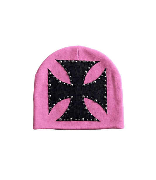 JAPANESE SORROWS  HYSTERIA EMBELLISHED PINK  BEANIE (BRAND NEW)