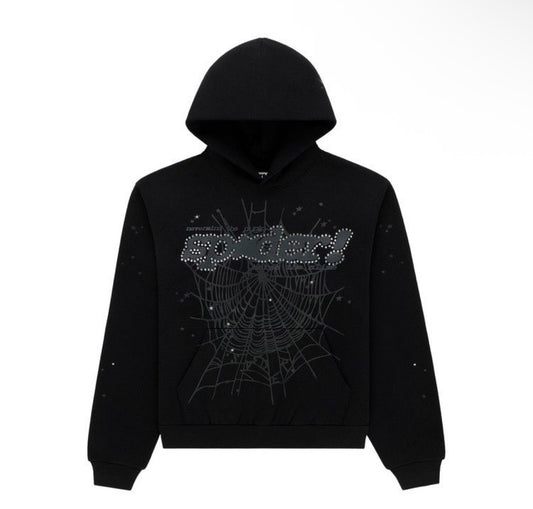 SP5DER RHINESTONE PUNK V2 HOODIE (BRAND NEW)