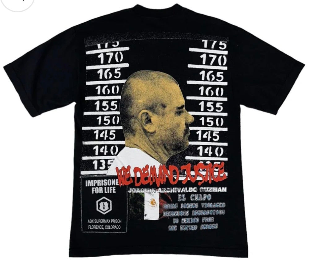 ASAALI CHAPO MUGSHOT TEE (BRAND NEW)