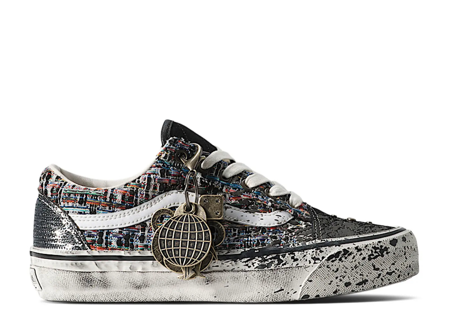VANS OLD SKOOL PREMIUM CHARMS BLACK GREY (BRAND NEW)