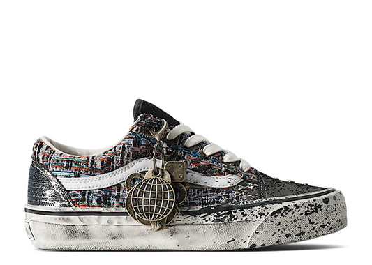 VANS OLD SKOOL PREMIUM CHARMS BLACK GREY (BRAND NEW)