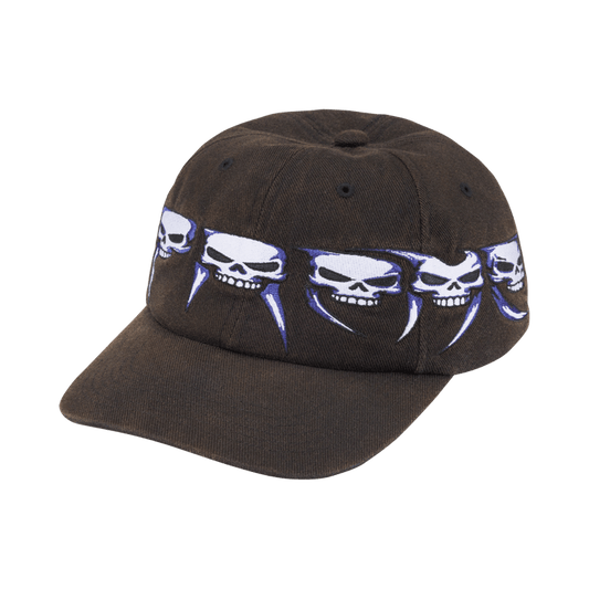 SUPREME SKULLS SPELLOUT 6-PANEL “BLACK” (BRAND NEW)
