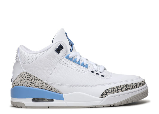 JORDAN 3 UNC (PRE OWNED W/ BOX)