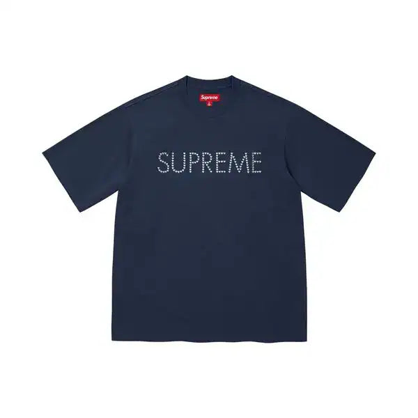 SUPREME HEARTS STUDDED S/S TEE “BLUE” (BRAND NEW)