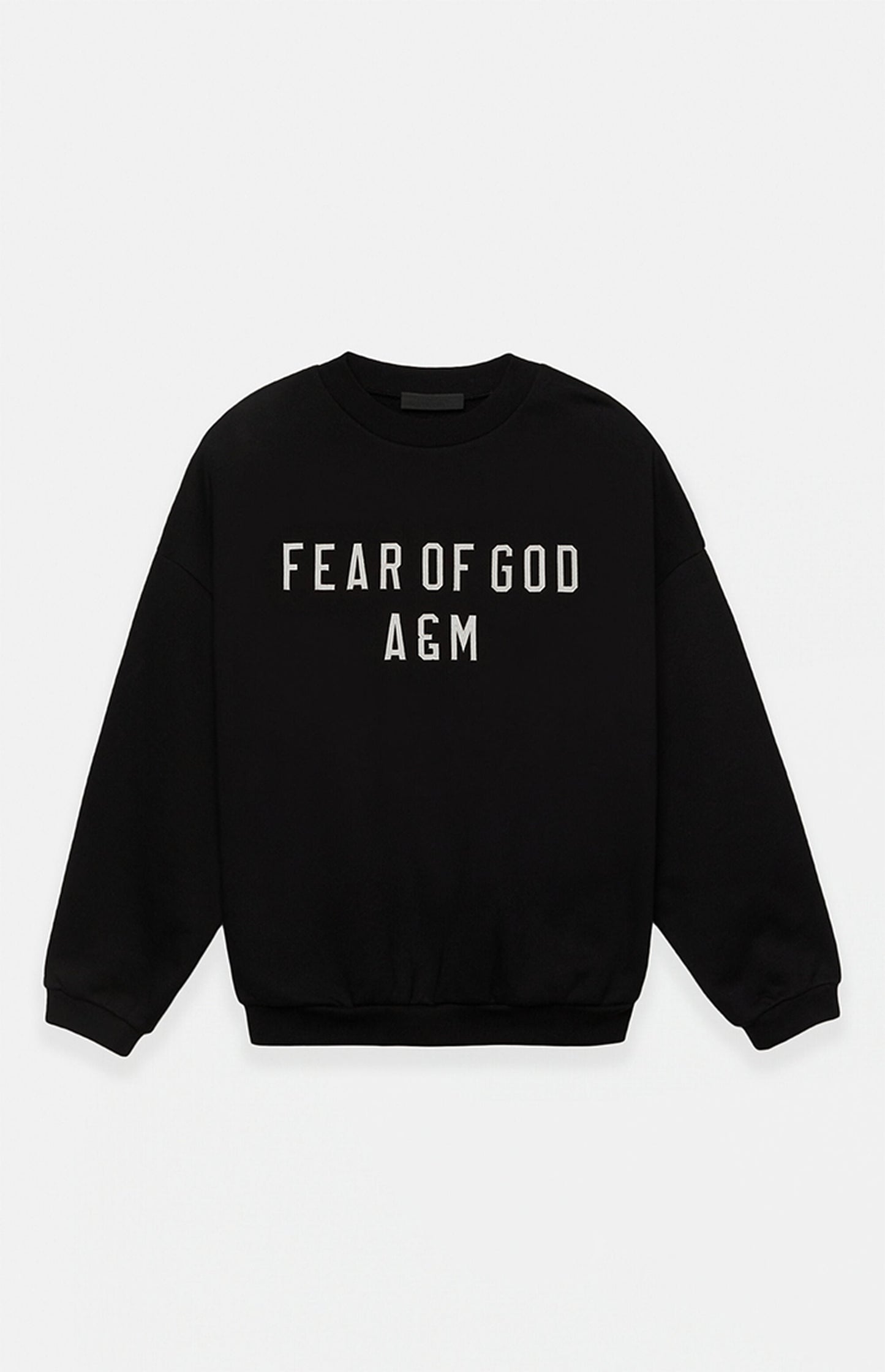 ESSENTIALS FEAR OF GOD A&M BLACK CREWNECK (BRAND NEW)